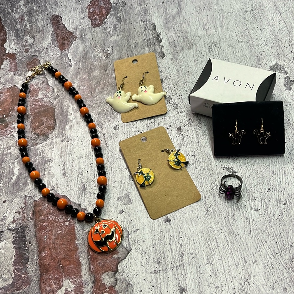5 Piece Halloween Themed Jewelry Bundle
